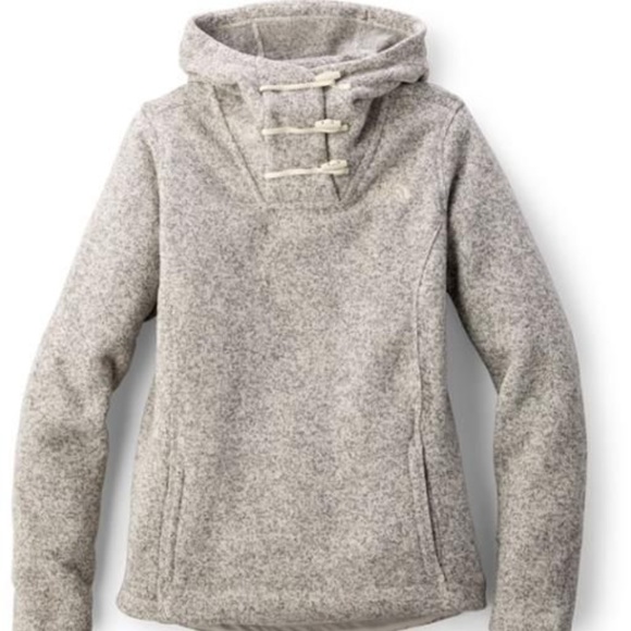 The North Face Sweaters - Northface CRESCENT HOODED PULLOVER/ Size: M/ Colour: WILD OAT HEATHER